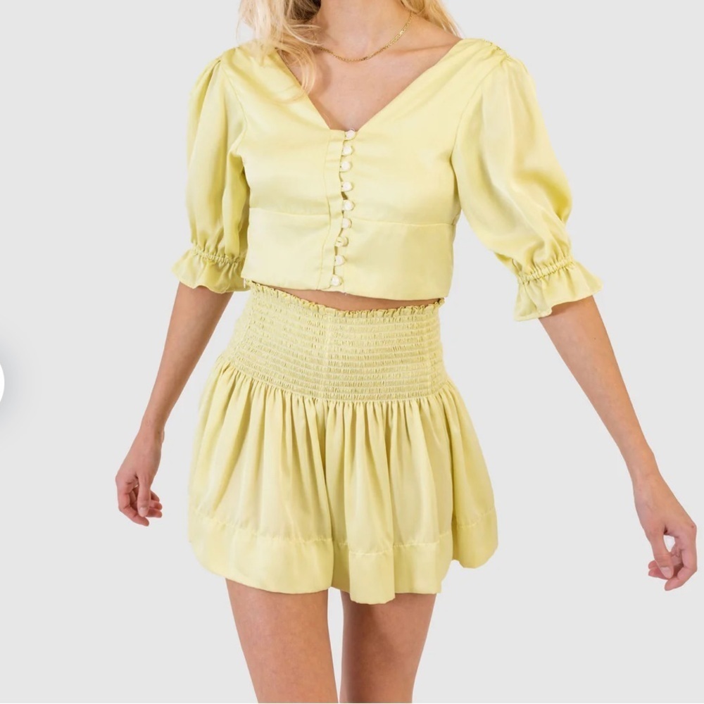 Koch Erika Skort Light yellow/gold size medium